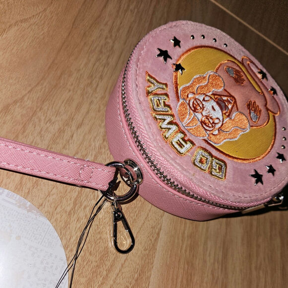 Wizarding World Harry Potter Moaning Myrtle Pink Round Coin Purse Wristlet NWT - Picture 6 of 8